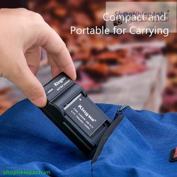 thumbnail Combo pin và sạc KingMa NB-4L 4LH for  Canon PowerShot IXUS / SD / ELPH / IXY - 1