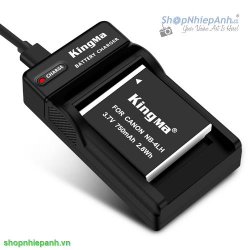 thumbnail Combo pin và sạc KingMa NB-4L 4LH for  Canon PowerShot IXUS / SD / ELPH / IXY - 0