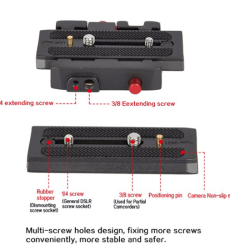 thumbnail Combo plate manfrotto style (no brand)