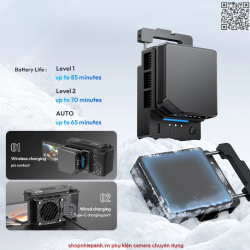 thumbnail Combo Quạt tản nhiệt camera Ulanzi Ulanzi CU01 Thermostatic Semiconductor Camera Cooler Kit - 9