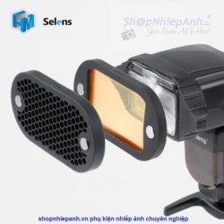 thumbnail Combo Selens honeycomb grid spot filter set - 1