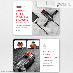 thumbnail Combo slider Yelangu auto dolly L5i quay phim smartphone - 7