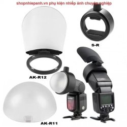 thumbnail Combo Tản Sáng Godox AK-R11 và Godox AK-R12 và ngàm S-R2