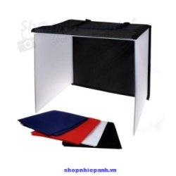 thumbnail Combo trọn bộ Hộp chụp sản phẩm kèm 2 đèn ánh sáng vàng - 1