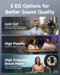 thumbnail Comica BOOMAX 2.4G 32Bit Load internal recording wireless microphone - 11