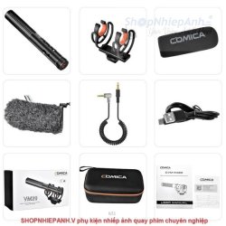 thumbnail Comica CVM-VM20 super cardioid shotgun microphone hàng used - 4