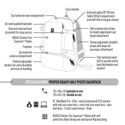 thumbnail Crumpler Jackpack Half Photo Backpack original Black - 7