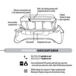 thumbnail Crumpler quick escape Sling M - 4