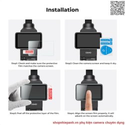 thumbnail Dán màn hình cường lực 9H K&F concept for Osmo pocket 3 (1 bộ gồm 1 màn hình và 1 lens) - 2