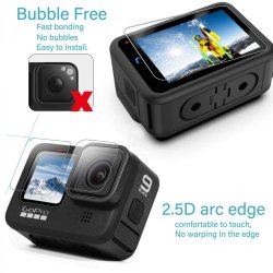 thumbnail Dán màn hình kính cường lực cao cấp K&F concept for Gopro 12 11 10 9 (1 bộ 3 vị trí dán) - 1