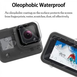 thumbnail Dán màn hình kính cường lực cao cấp K&F concept for Gopro 12 11 10 9 (1 bộ 3 vị trí dán) - 3