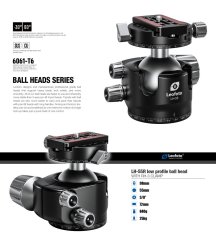 thumbnail Đầu ball Leofoto LH-55R + plate NP-60 - 3
