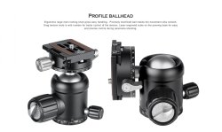 thumbnail Đầu ball Leofoto NB-34 + plate NP-50 - 2