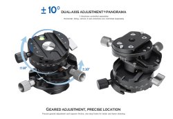 thumbnail Đầu bi Gear head Leofoto - G2+NP-60 - 7