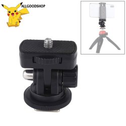 thumbnail đầu chuyển đổi xoay góc shoe ra 1/4in Puluz - 0