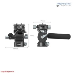 thumbnail Đầu dầu SmallRig Lightweight Fluid Video Head 3457 - 4