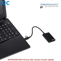 thumbnail Đầu đọc thẻ CFexpress type B hiệu JJC CR-CFB BLACK support USB 3.2 Gen2 10Gbps - 4