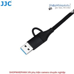 thumbnail Đầu đọc thẻ CFexpress type B hiệu JJC CR-CFB BLACK support USB 3.2 Gen2 10Gbps - 1
