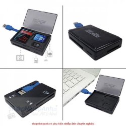 thumbnail Đầu đọc thẻ kèm hộp đựng thẻ Kingma 3.0 multi card reader - 1