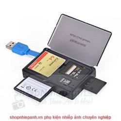 thumbnail Đầu đọc thẻ kèm hộp đựng thẻ Kingma 3.0 multi card reader