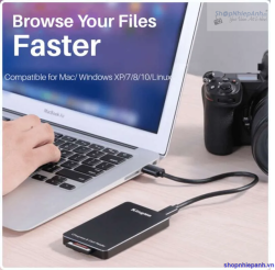 thumbnail Đầu đọc thẻ Kingma CFexpress type A USB 3.1 Gen 2 super speed 10Gbps - 4