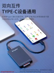 thumbnail Đầu đọc thẻ Kingma CFexpress type B USB 3.1 Gen 2 super speed 10Gbps - 3
