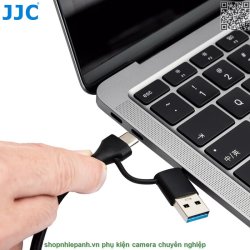 thumbnail Đầu đọc thẻ XQD hiệu JJC CR-XQD BLACK support USB 3.2 Gen1 5Gbps - 6