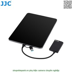 thumbnail Đầu đọc thẻ XQD hiệu JJC CR-XQD BLACK support USB 3.2 Gen1 5Gbps - 5