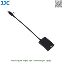 thumbnail Đầu đọc thẻ XQD hiệu JJC CR-XQD BLACK support USB 3.2 Gen1 5Gbps - 8