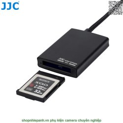 thumbnail Đầu đọc thẻ XQD hiệu JJC CR-XQD BLACK support USB 3.2 Gen1 5Gbps - 3