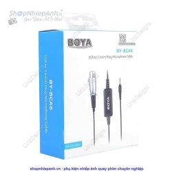 thumbnail Dây Boya BY-BCA6 XLR qua 3.5mm for smartphone - 3