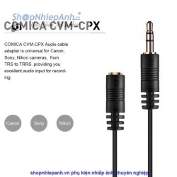 thumbnail Dây chuyển đổi jack 3.5mm dùng cho máy ảnh (TRRS to TRS) - 4