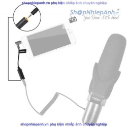 thumbnail Dây chuyển đổi jack 3.5mm dùng cho smartphone (TRS to TRRS) - 2