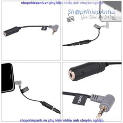 thumbnail Dây chuyển đổi jack 3.5mm dùng cho smartphone (TRS to TRRS) - 1