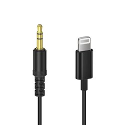 thumbnail Dây COMICA CVM-D-SPX(MI) 3.5mm TRS to Lightning Interface Audio Output Cable