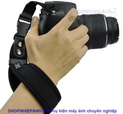 thumbnail Dây đeo cổ tay quick strap JJC ST-1 đen - 0