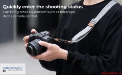 thumbnail Dây đeo máy ảnh K&F concept KF13.115 Grey - 6