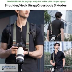 thumbnail Dây đeo máy ảnh K&F concept KF13.115V3 Green - 0