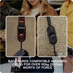 thumbnail Dây đeo máy ảnh Peak Design Form Rope Standard Black Hàng chính hãng - 4