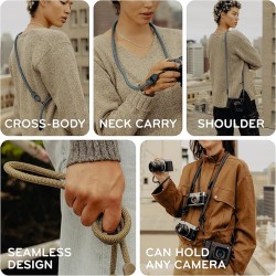thumbnail Dây đeo máy ảnh Peak Design Form Rope Standard Black Hàng chính hãng - 0