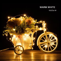 thumbnail Dây đồng đèn Led đom đóm sáng trắng 5M nguồn USB - 3