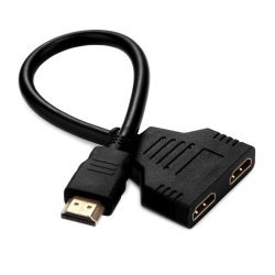 thumbnail Dây HDMI male to HDMI female chia 2 - 0