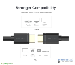 thumbnail Dây HDMI to HDMI UNITEK 4k 1.5m chính hãng (support 30Hz 4K 3D) - 2