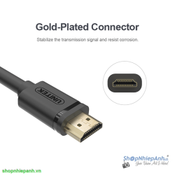 thumbnail Dây HDMI to HDMI UNITEK 4k 1.5m chính hãng (support 30Hz 4K 3D) - 4