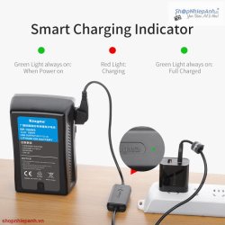 thumbnail Dây sạc Kingma TC-DP3 Type-C to D-Tap dùng sạc pin V mount - 1