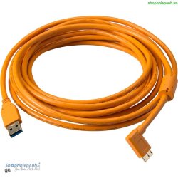 thumbnail Dây TelePro USB 3.0 to Micro-B Right angle Cable dài 5M - 1