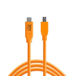 thumbnail Dây Tether tools-TetherPro USB-C to mini B 5 pin 4.6m