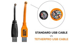 thumbnail Dây TetherPro USB 2.0 to micro B - Dài 4.6m -Dây kết nối máy ảnh và Máy tính USB - 2