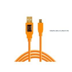 thumbnail Dây TetherPro USB 2.0 to MINI-B 5 pin - Dài 4.6m -Dây kết nối máy ảnh và Máy tính USB