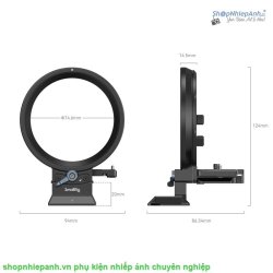 thumbnail Đế chuyển đổi nhanh Smallrig Rotatable Horizontal-to-Vertical Mount Plate Kit 4300 (canon R6 R6ii R5 R5c) - 1